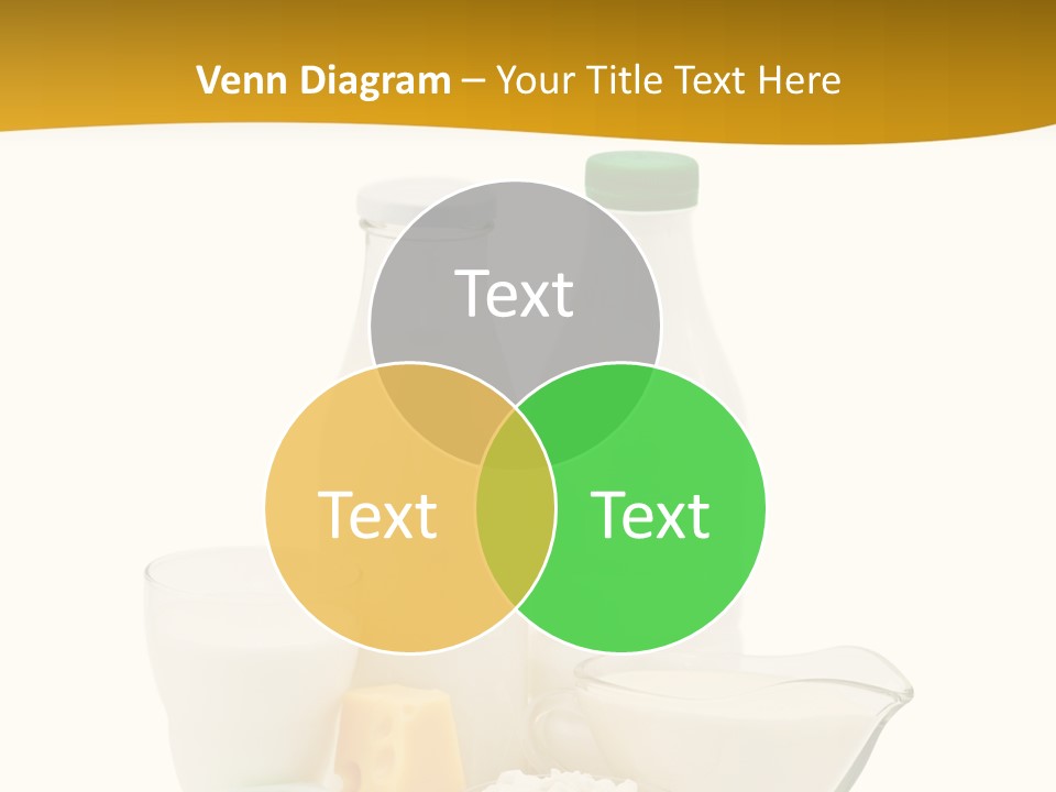 Ingredient Curd Yellow PowerPoint Template