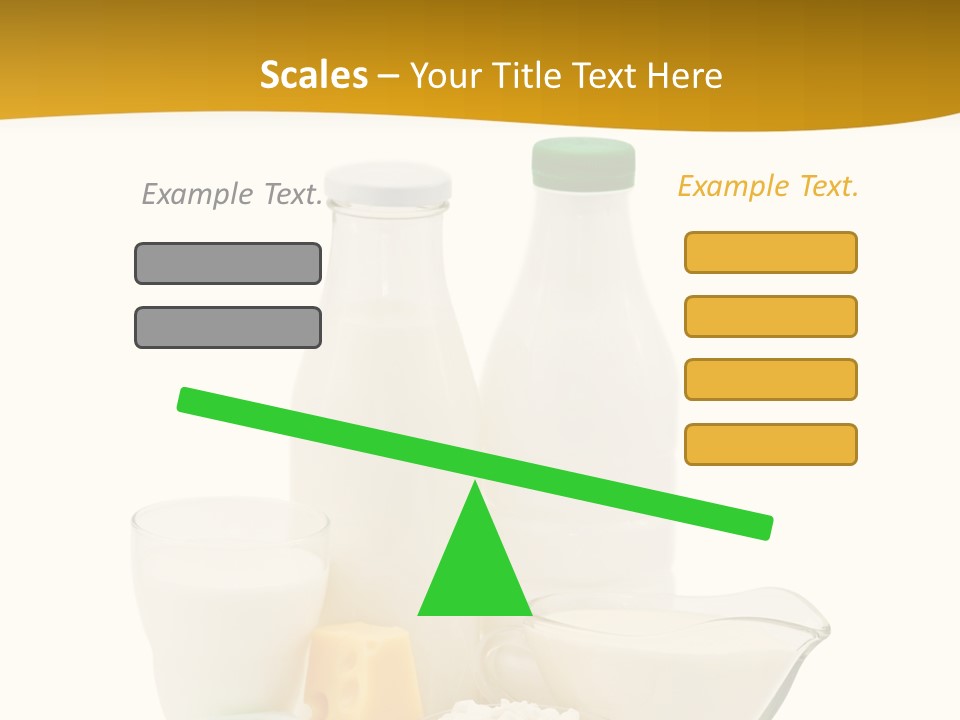 Ingredient Curd Yellow PowerPoint Template
