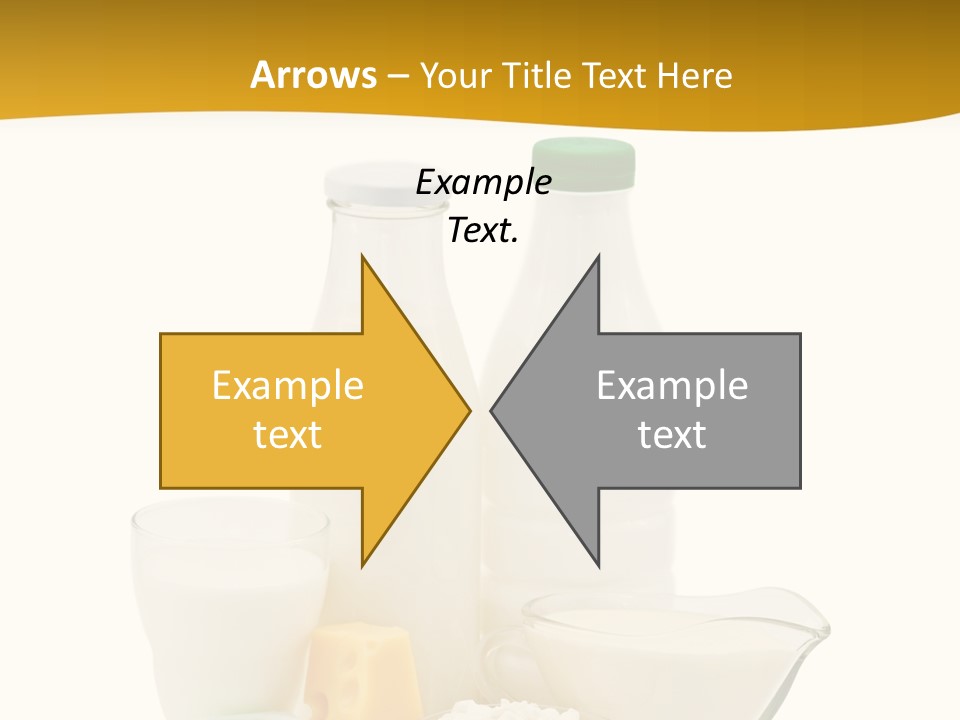 Ingredient Curd Yellow PowerPoint Template