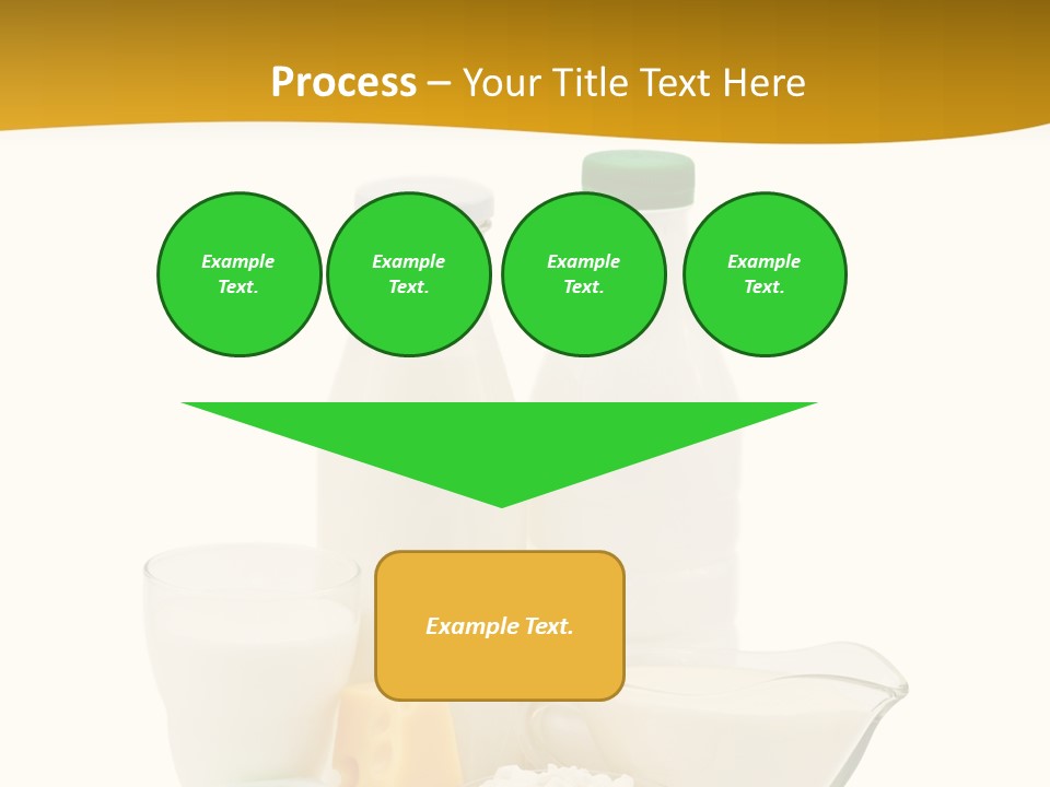 Ingredient Curd Yellow PowerPoint Template