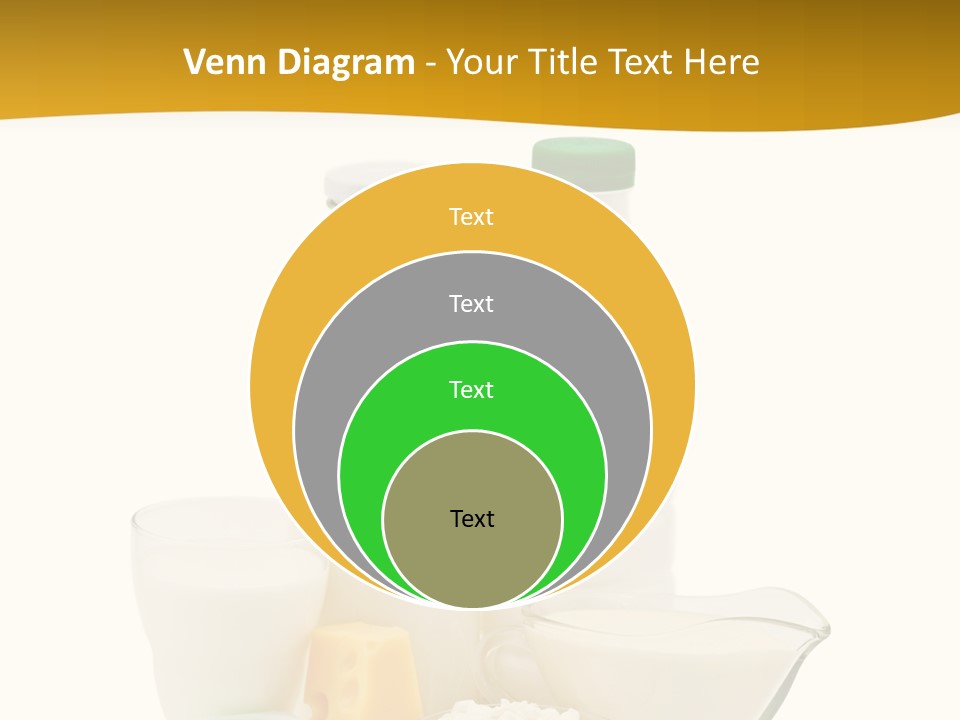 Ingredient Curd Yellow PowerPoint Template
