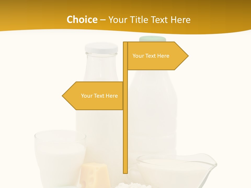 Ingredient Curd Yellow PowerPoint Template