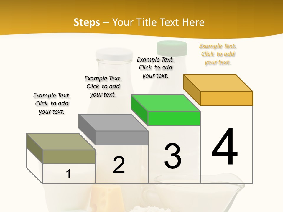 Ingredient Curd Yellow PowerPoint Template