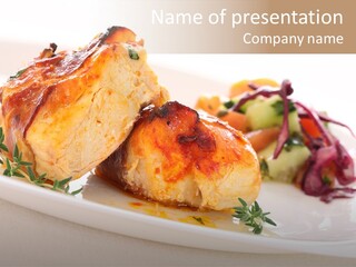 Roast Eat Redcabbages PowerPoint Template