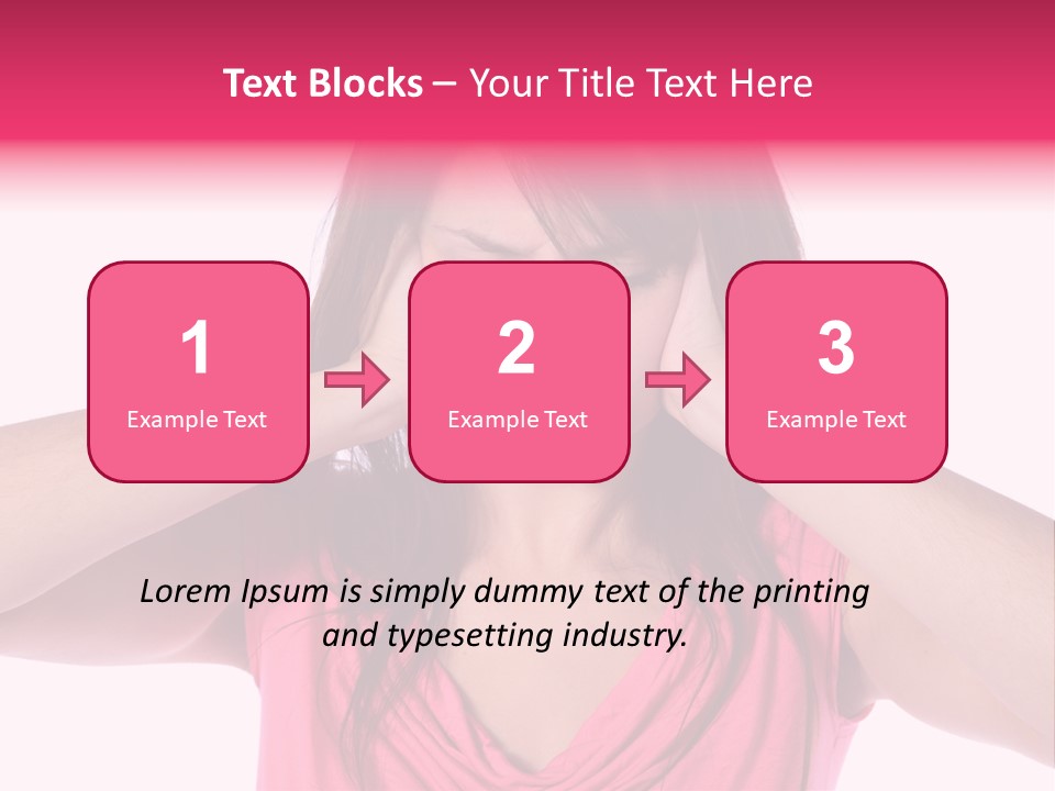 Young Tinnitus Adolescent PowerPoint Template