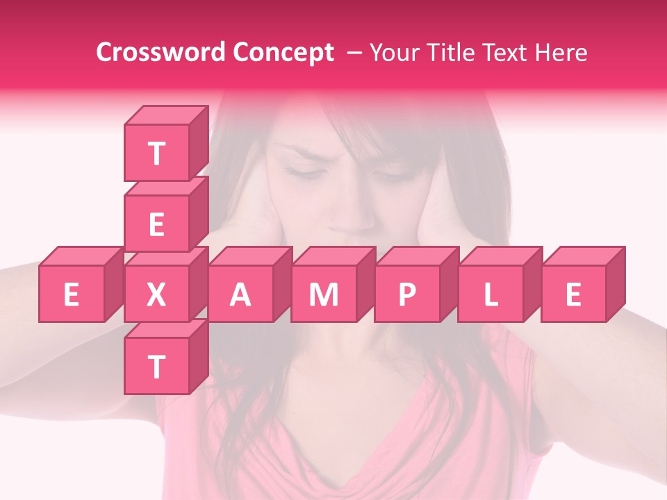 Young Tinnitus Adolescent PowerPoint Template