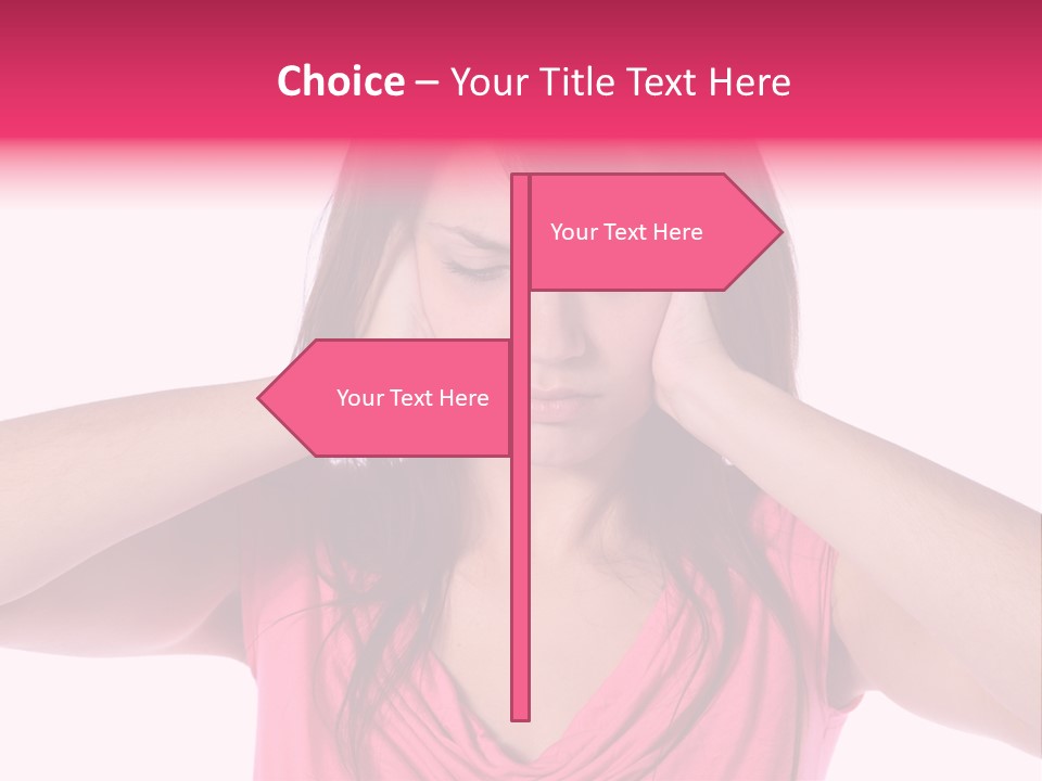 Young Tinnitus Adolescent PowerPoint Template