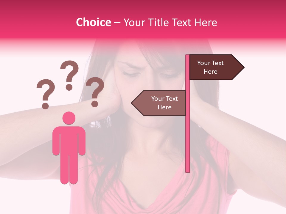 Young Tinnitus Adolescent PowerPoint Template