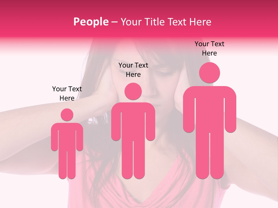 Young Tinnitus Adolescent PowerPoint Template