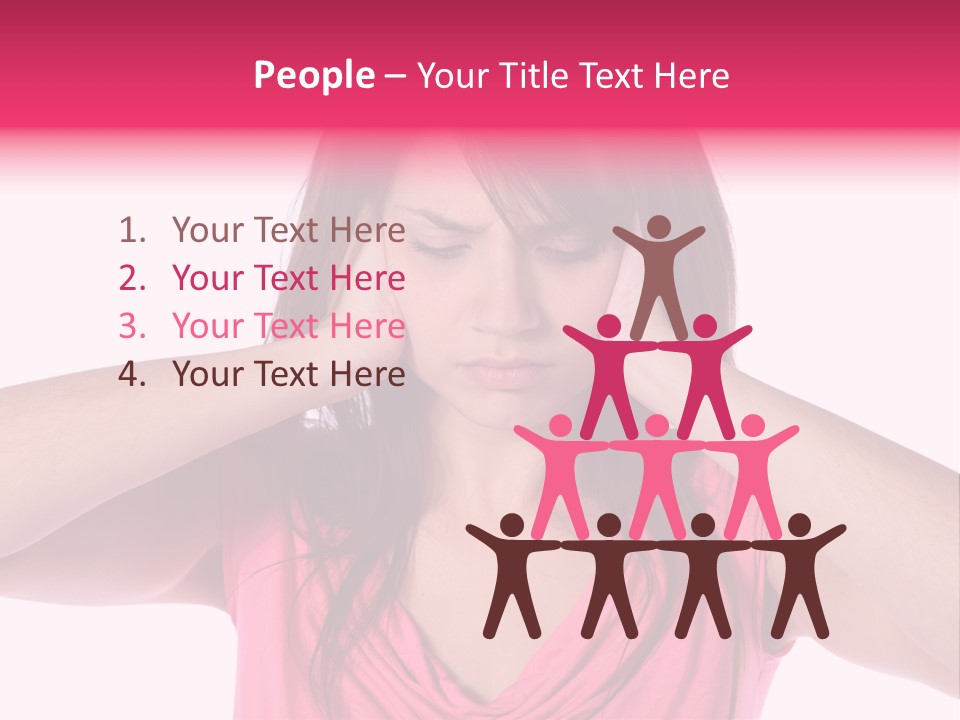 Young Tinnitus Adolescent PowerPoint Template