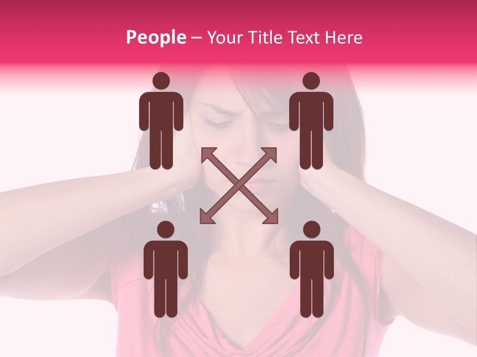 Young Tinnitus Adolescent PowerPoint Template