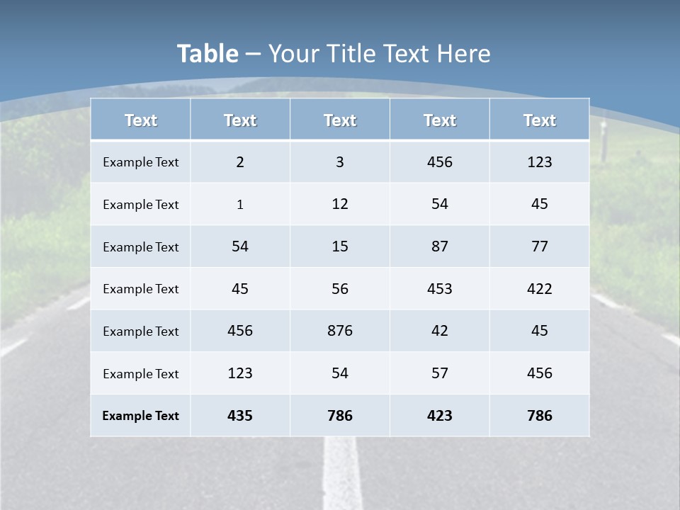 Path Natural Park PowerPoint Template