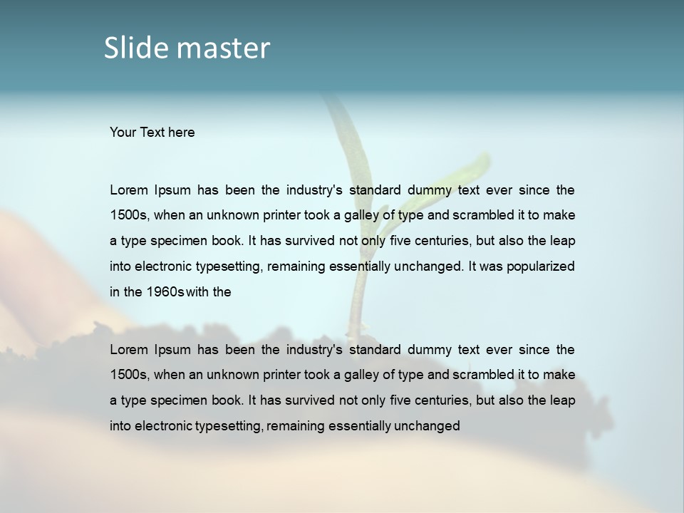 Success Grow Creativity PowerPoint Template