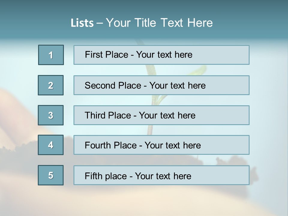 Success Grow Creativity PowerPoint Template