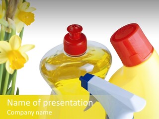 Background Bottle Washing PowerPoint Template