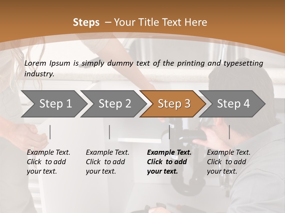 Drain Home Industry PowerPoint Template