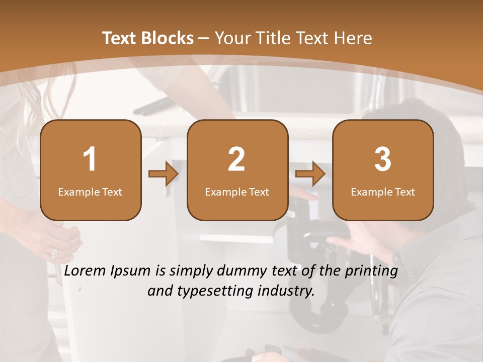 Drain Home Industry PowerPoint Template