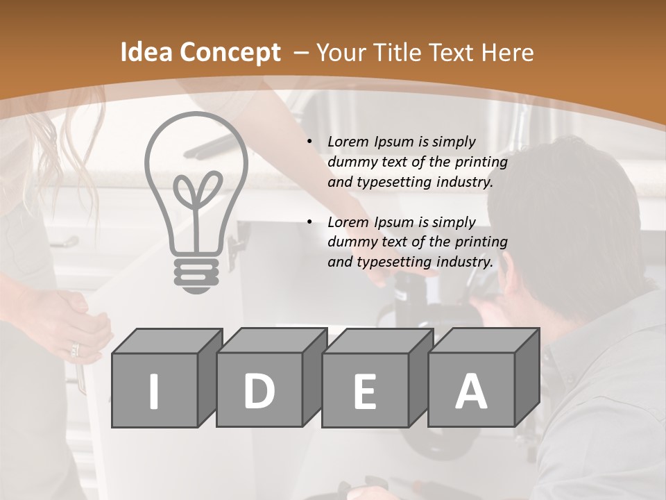 Drain Home Industry PowerPoint Template