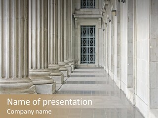 Building Rock Government PowerPoint Template