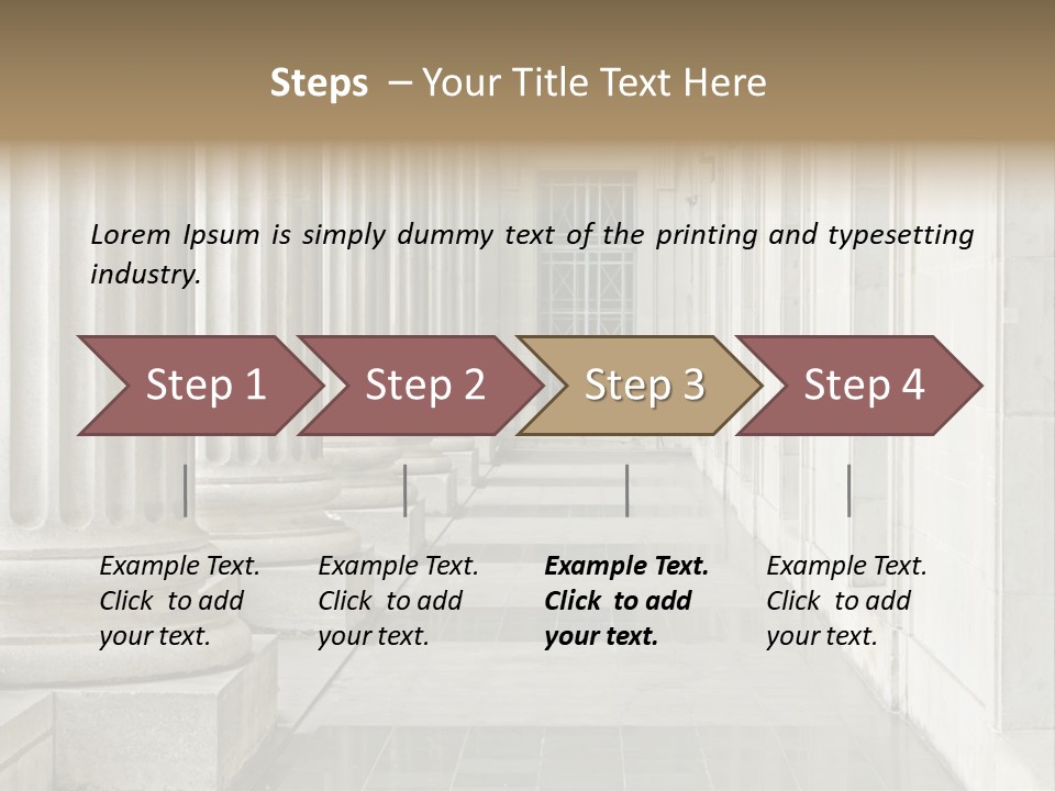 Building Rock Government PowerPoint Template