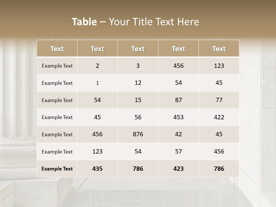 Building Rock Government PowerPoint Template