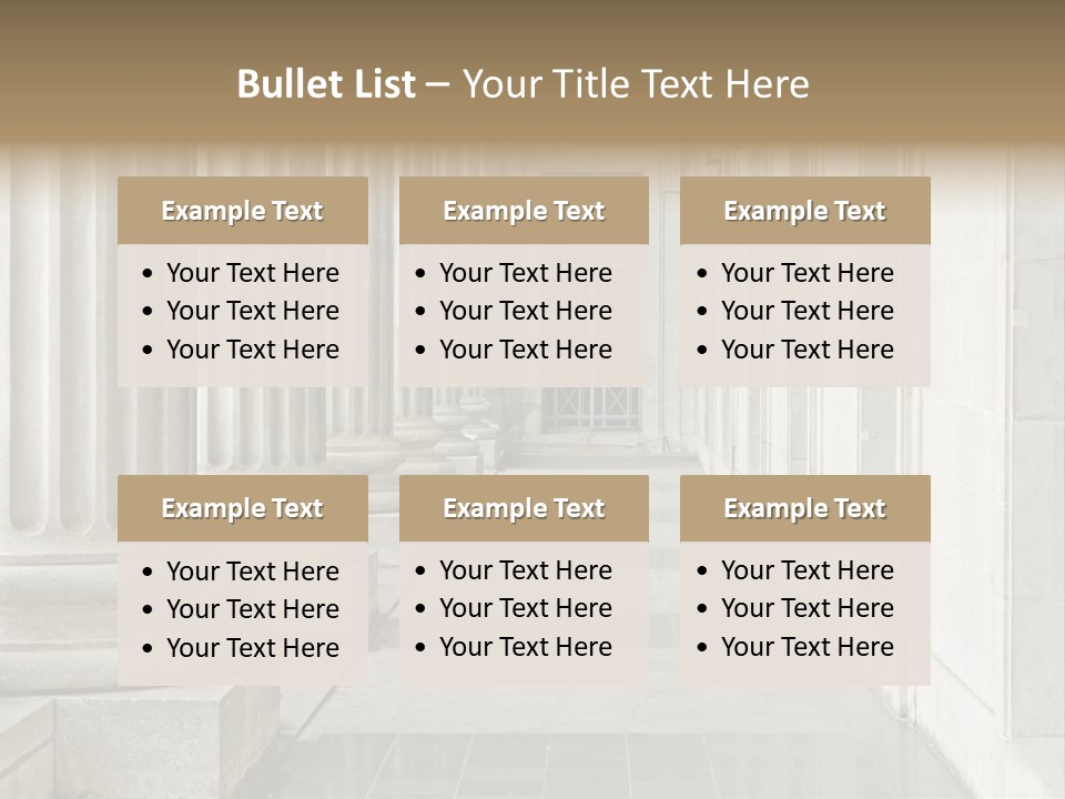 Building Rock Government PowerPoint Template