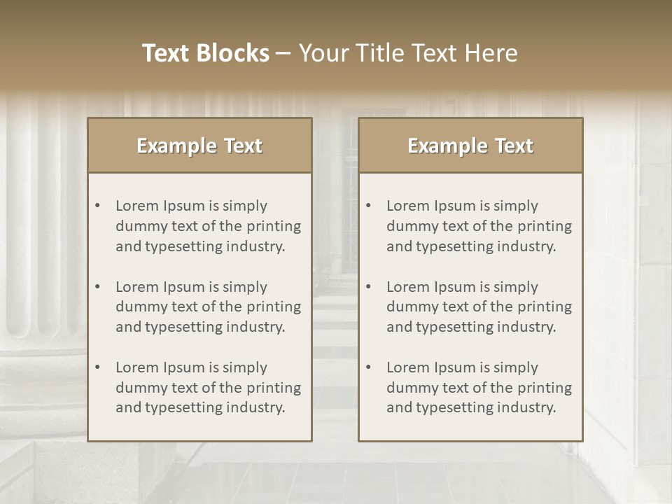 Building Rock Government PowerPoint Template