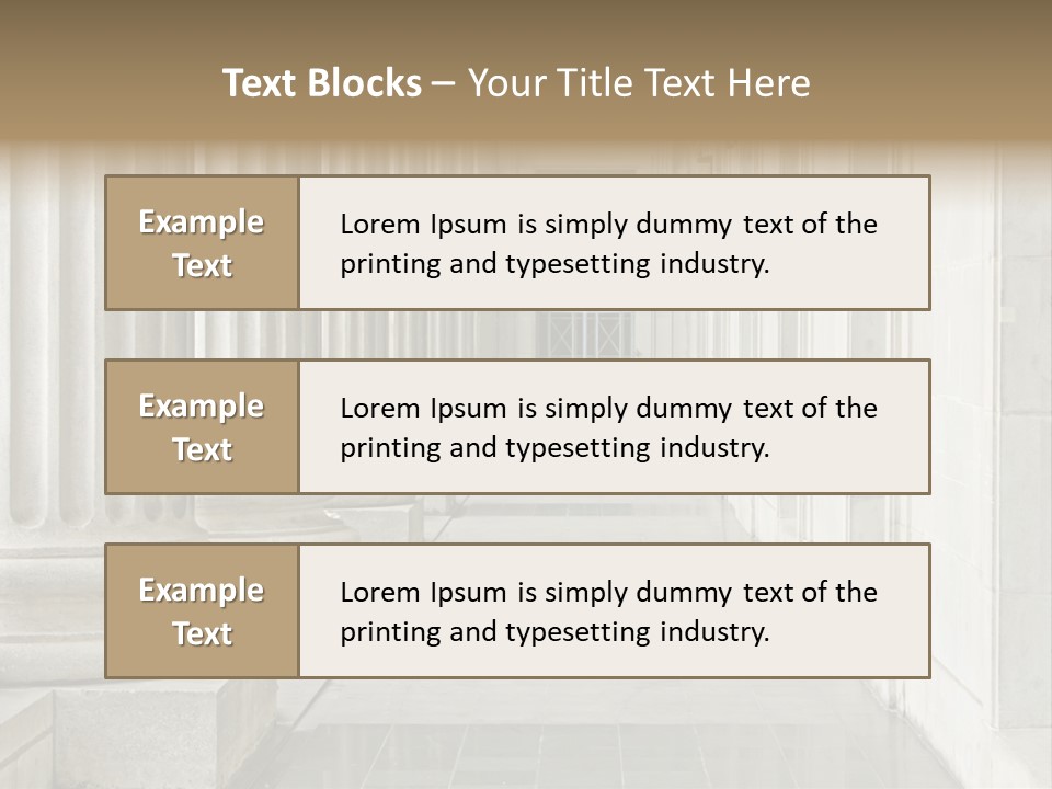 Building Rock Government PowerPoint Template
