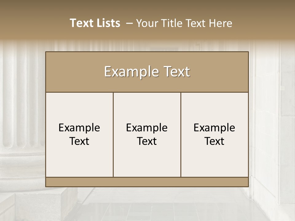 Building Rock Government PowerPoint Template