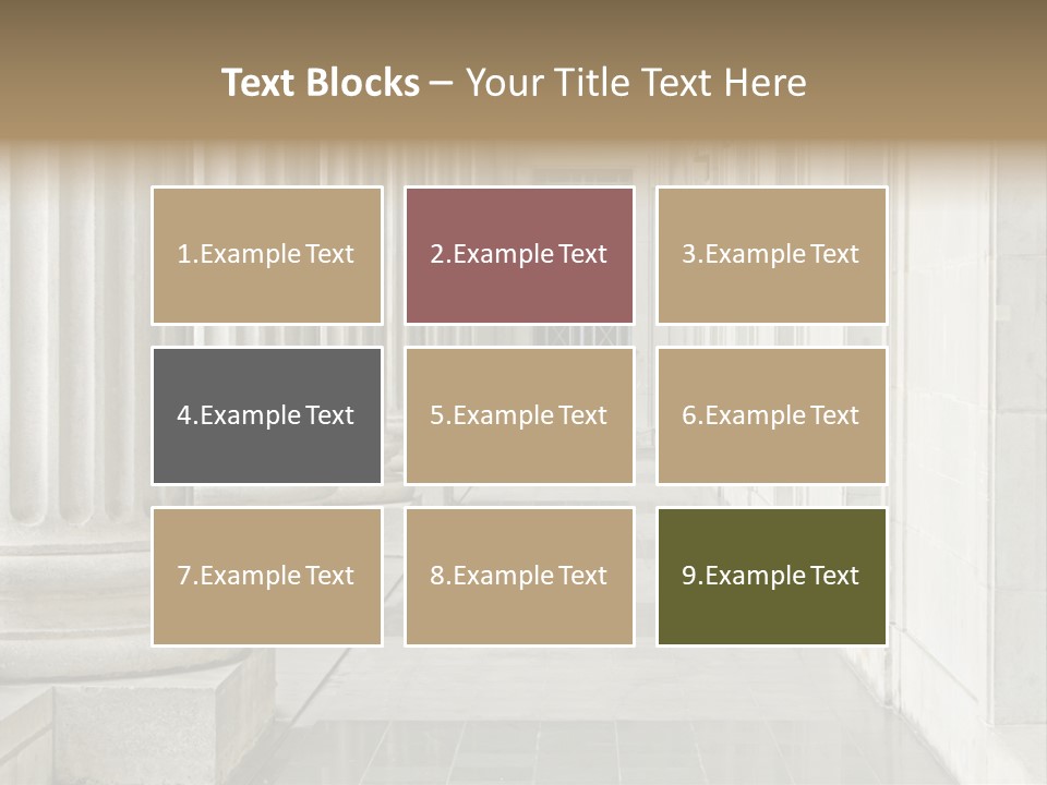 Building Rock Government PowerPoint Template