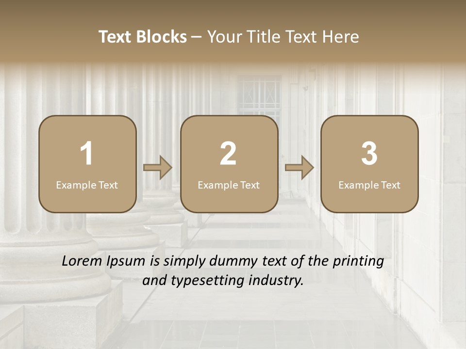 Building Rock Government PowerPoint Template