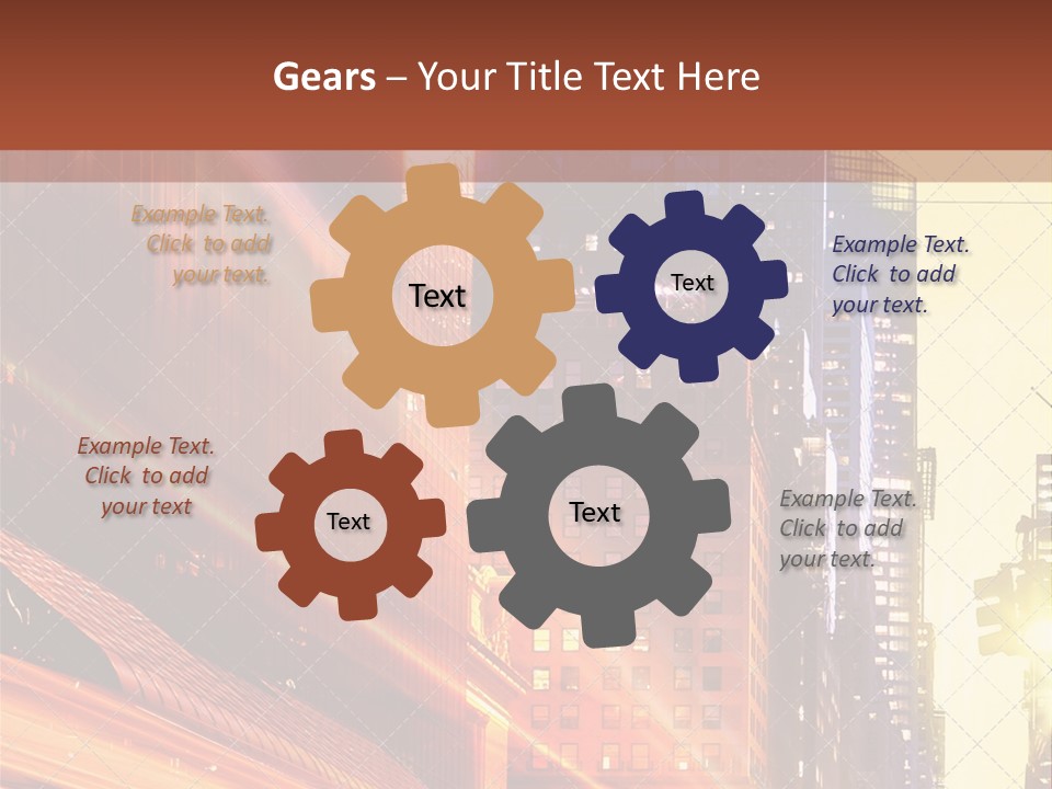 Advancement Timely Leccy PowerPoint Template