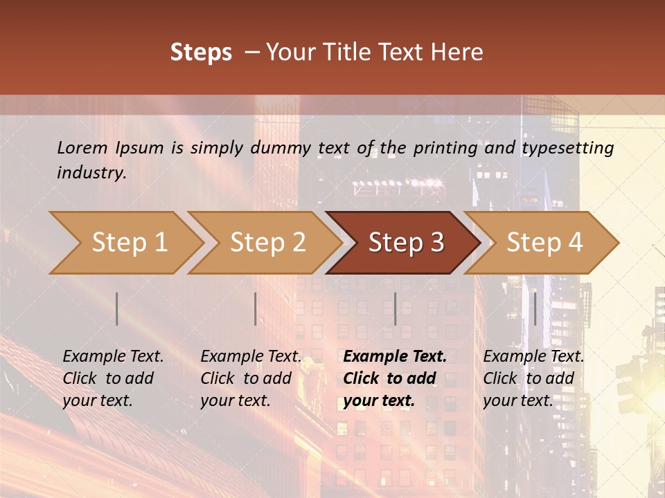 Advancement Timely Leccy PowerPoint Template