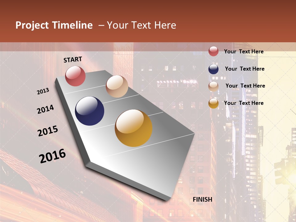 Advancement Timely Leccy PowerPoint Template