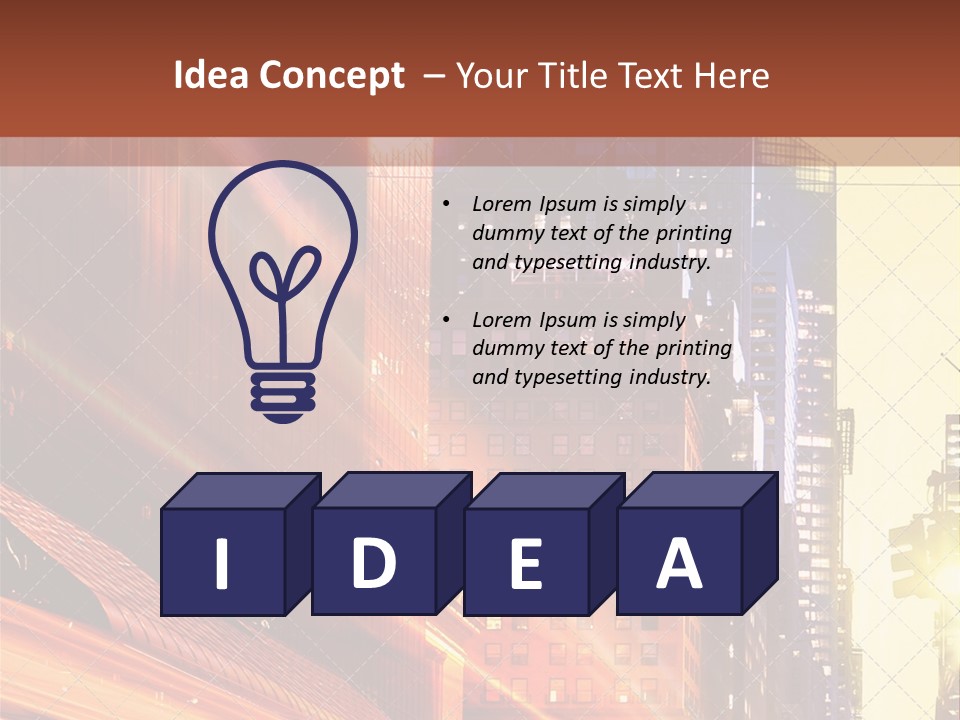 Advancement Timely Leccy PowerPoint Template