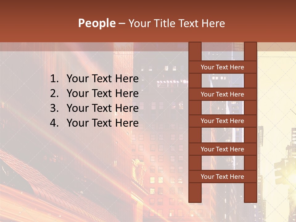 Advancement Timely Leccy PowerPoint Template