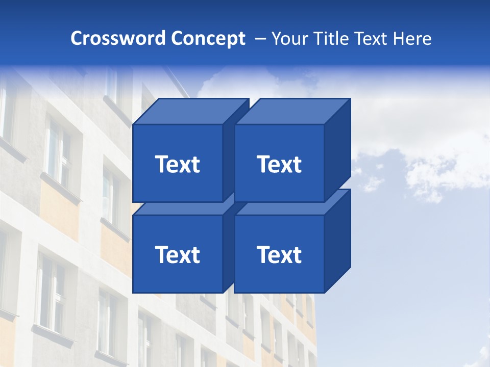 Window Front Texture PowerPoint Template