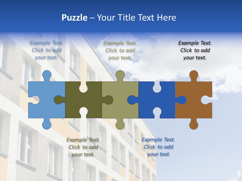 Window Front Texture PowerPoint Template