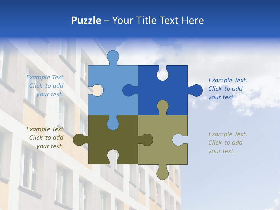 Window Front Texture PowerPoint Template