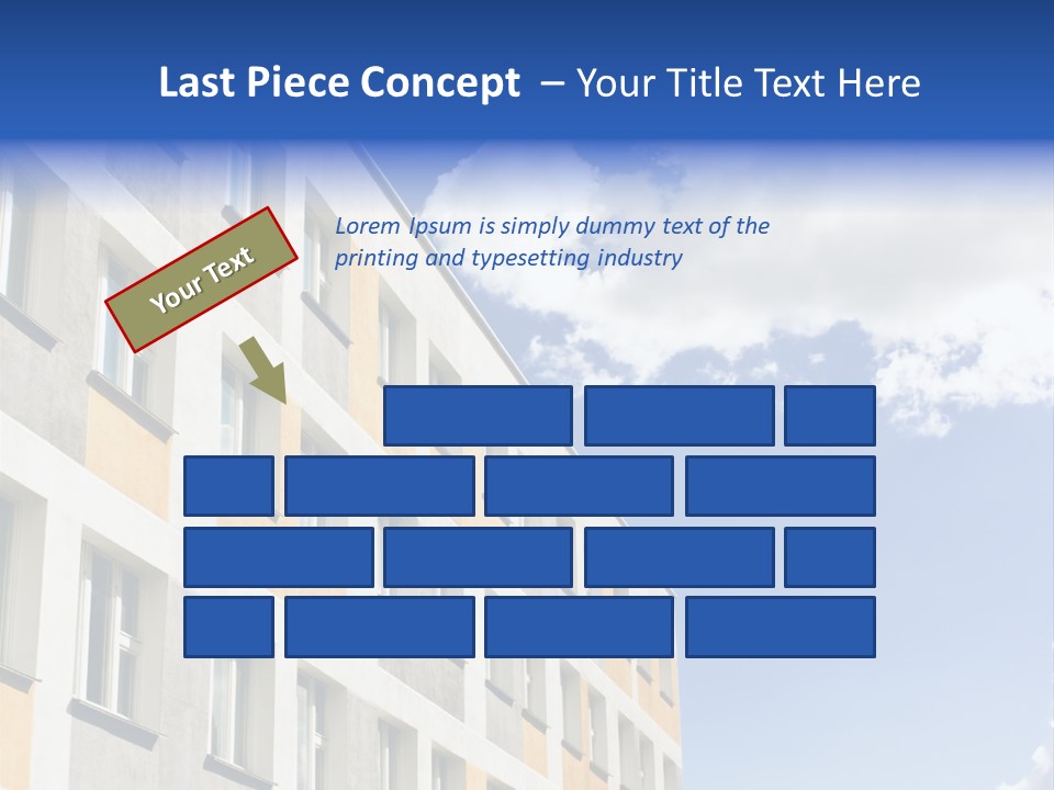 Window Front Texture PowerPoint Template