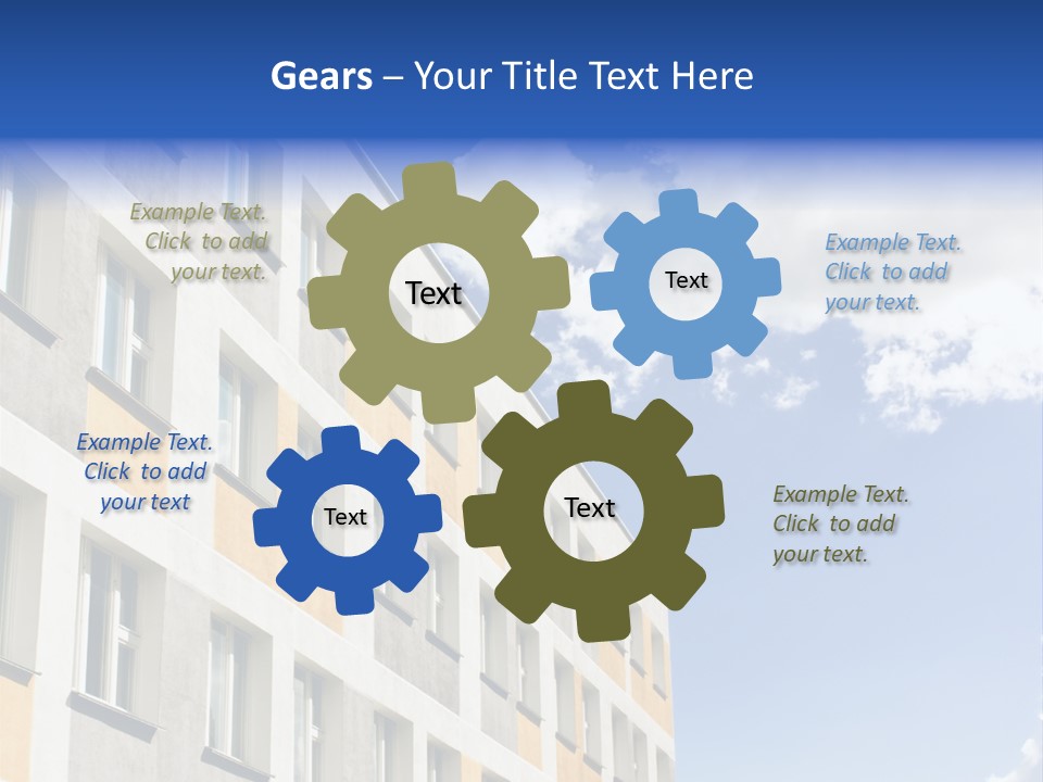 Window Front Texture PowerPoint Template