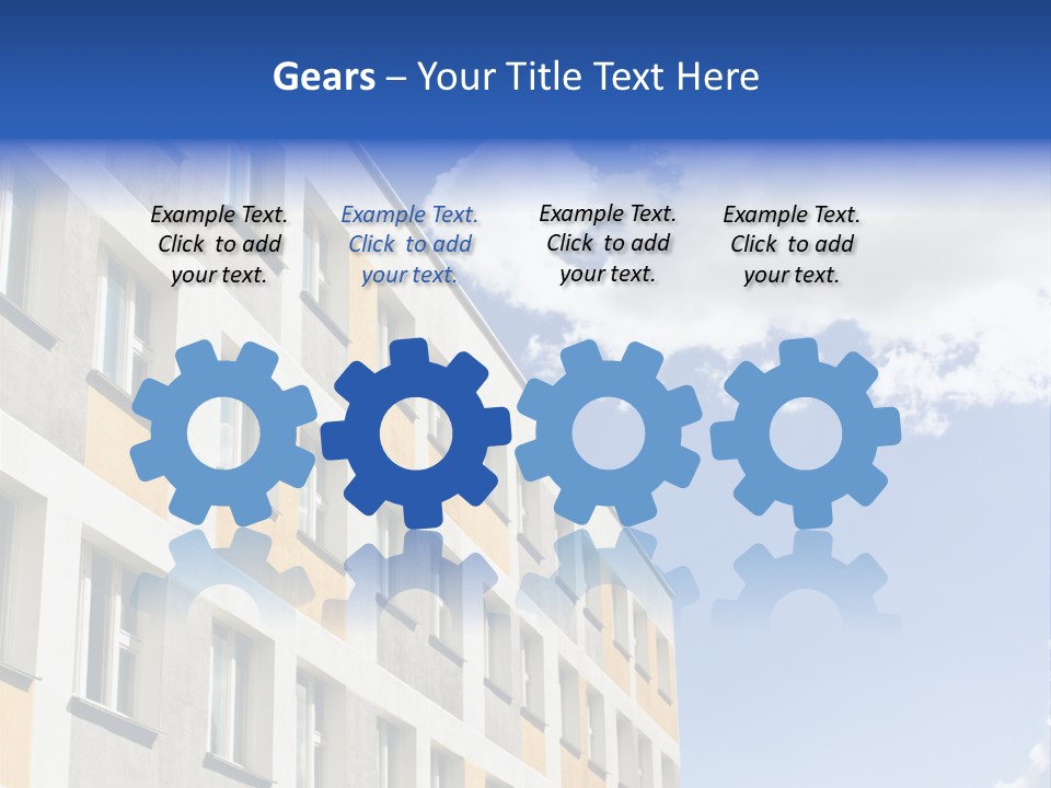 Window Front Texture PowerPoint Template