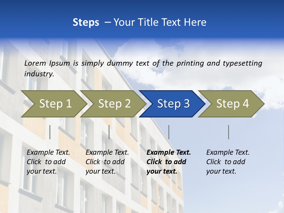 Window Front Texture PowerPoint Template