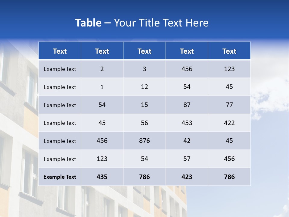 Window Front Texture PowerPoint Template