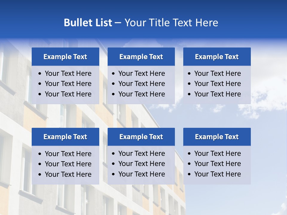 Window Front Texture PowerPoint Template