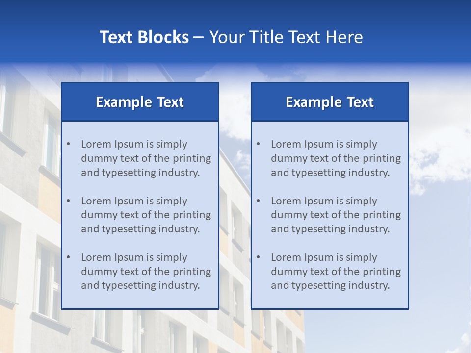Window Front Texture PowerPoint Template