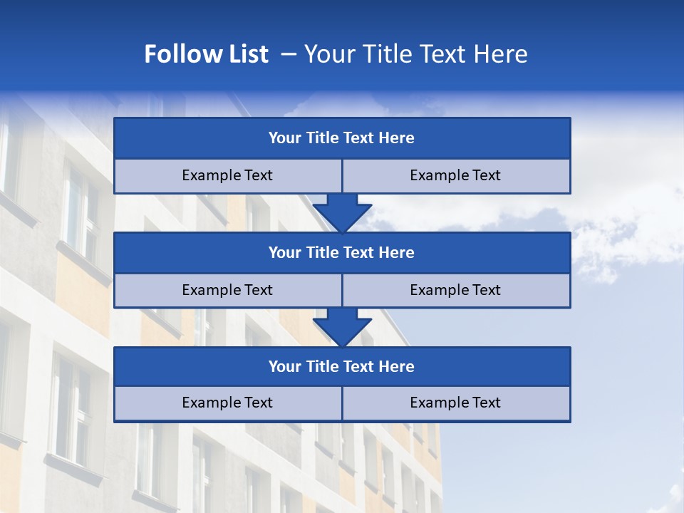 Window Front Texture PowerPoint Template