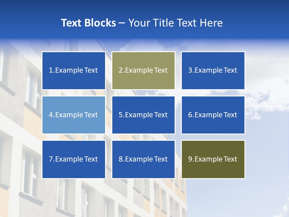 Window Front Texture PowerPoint Template
