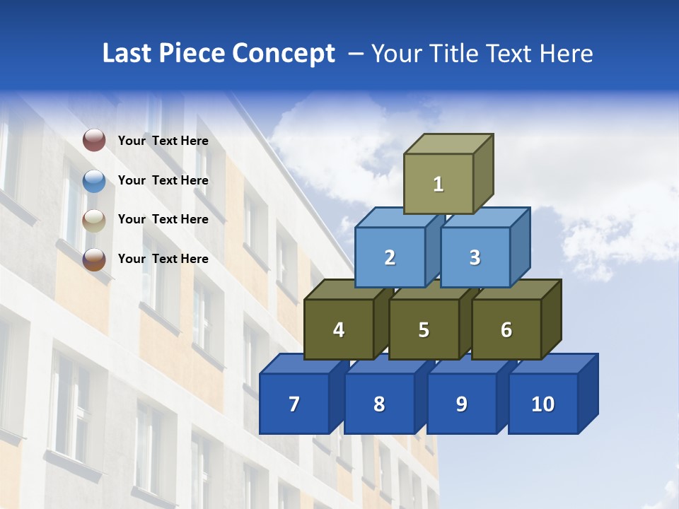 Window Front Texture PowerPoint Template