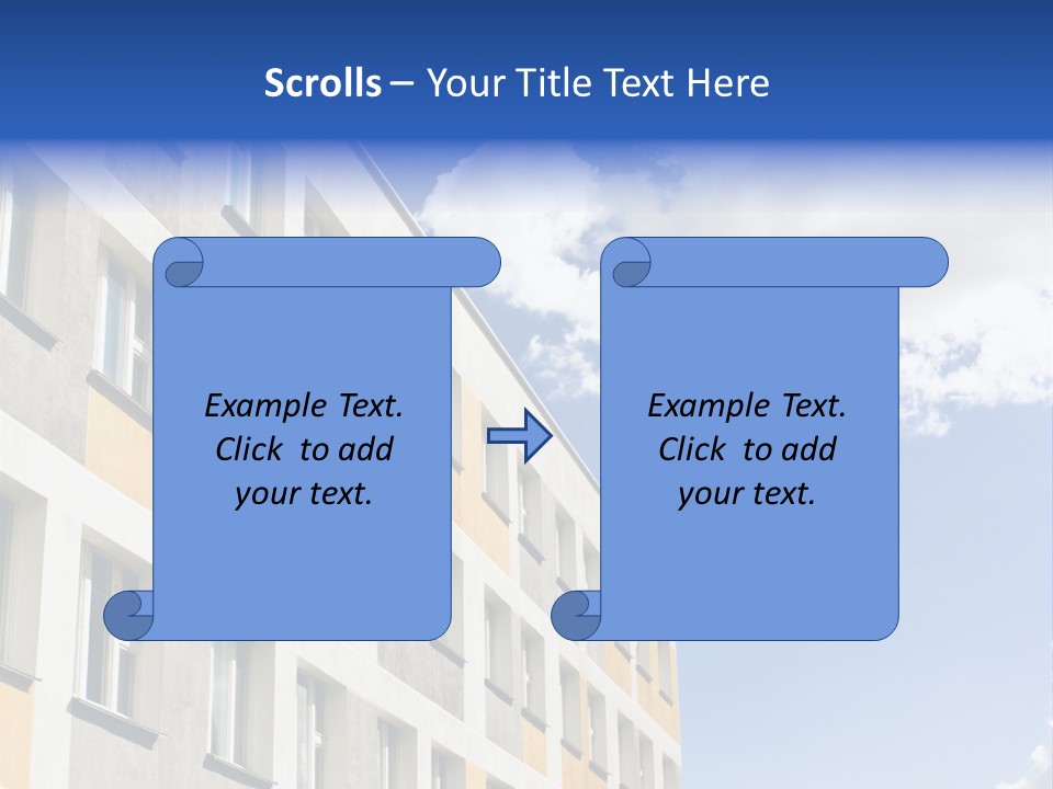 Window Front Texture PowerPoint Template
